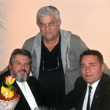 Dragan Aleksandrić, đakon Vlada Rumenić i Oliver Njego